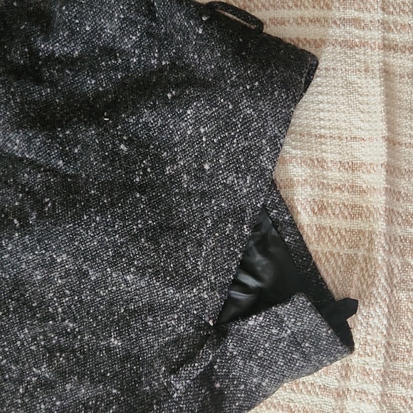 Comme des Garsons France Gray Wool Tweed Collared Short Vest size S - Picture 13 of 14